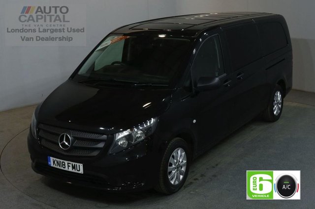 2018 18 MERCEDES-BENZ VITO 2.1 114 BLUETEC TOURER SELECT 136 BHP EXTRA LWB EURO 6 AIR CON 9 SEATER