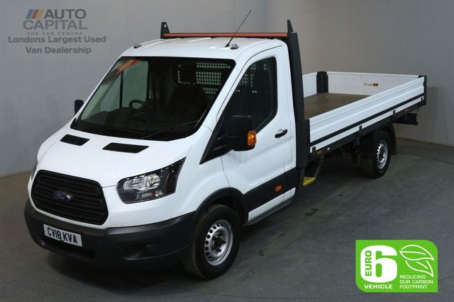 2018 18 FORD TRANSIT 2.0 350 L4 129 BHP EXTRA LWB EURO 6 VAN DROPSIDE LORRY