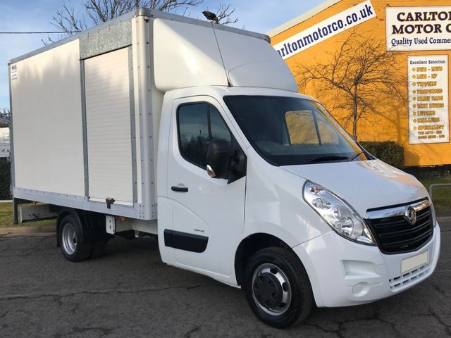 2013 63 Vauxhall Movano 2.3 R3500 L2 LUTON BOX VAN+ T/ LIFT DRW T/SLD CDTi 125 EX NHS,
