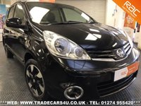 USED 2012 62 NISSAN NOTE 1.6 16V AUTOMATIC N-TEC + 5 DOOR UK DELIVERY* RAC APPROVED* FINANCE ARRANGED* PART EX