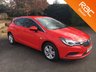 USED 2016 16 VAUXHALL ASTRA 1.4 DESIGN S/S 5d AUTO 148 BHP 5 Door Petrol Automatic!! Cruise Control, Alloy Wheels, Bluetooth
