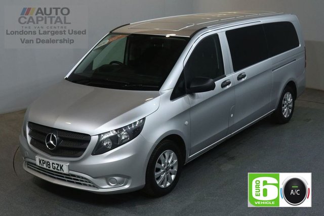 2018 18 MERCEDES-BENZ VITO 2.1 114 BLUETEC TOURER SELECT 136 BHP EURO 6 AIR CON 9 SEATER MINIBUS