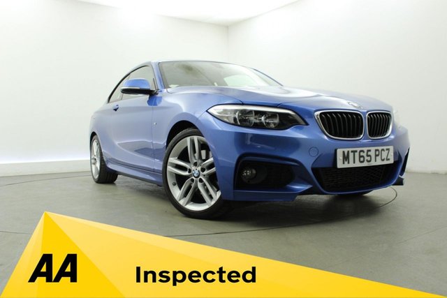 2015 65 BMW 2 SERIES 2.0 220D M SPORT 2d AUTO 188 BHP