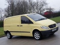 USED 2008 08 MERCEDES-BENZ VITO 2.1 109 CDI COMPACT SWB 1d 95 BHP NO VAT**GENUINE LOW MILES +HISTORY
