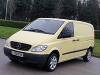 USED 2008 08 MERCEDES-BENZ VITO 2.1 109 CDI COMPACT SWB 1d 95 BHP NO VAT**GENUINE LOW MILES +HISTORY
