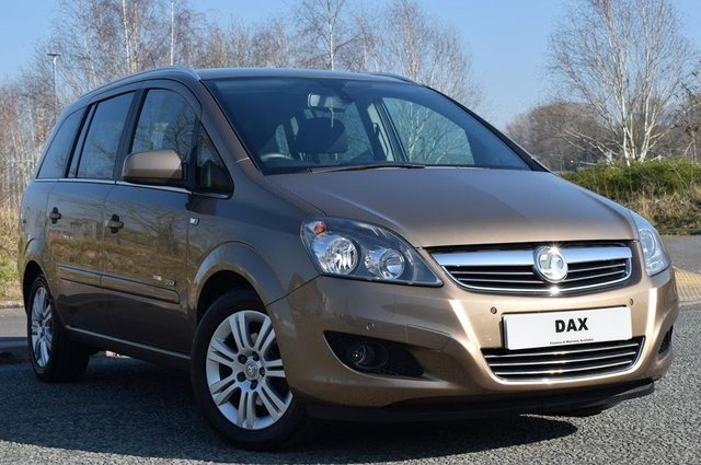 2013 13 Vauxhall Zafira 1.6 DESIGN 5d 113 BHP