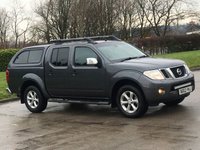USED 2012 62 NISSAN NAVARA 2.5 DCI TEKNA 4X4 SHR DCB 1d AUTO 188 BHP 10375+ VAT 2075 = 12450 CANOPY