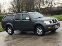 USED 2012 62 NISSAN NAVARA 2.5 DCI TEKNA 4X4 SHR DCB 1d AUTO 188 BHP 10375+ VAT 2075 = 12450 CANOPY