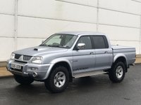 USED 2006 06 MITSUBISHI L200 2.5 TD 4WD LWB WARRIOR DCB 1d 114 BHP LEATHER SEATS ** NO VAT ** NO VAT