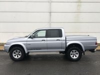 USED 2006 06 MITSUBISHI L200 2.5 TD 4WD LWB WARRIOR DCB 1d 114 BHP LEATHER SEATS ** NO VAT ** NO VAT