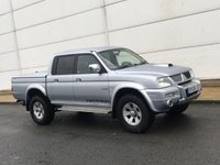 USED 2006 06 MITSUBISHI L200 2.5 TD 4WD LWB WARRIOR DCB 1d 114 BHP LEATHER SEATS ** NO VAT ** NO VAT