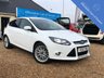 USED 2012 12 FORD FOCUS 1.6 ZETEC TDCI 5d 113 BHP White 5 Door Diesel Focus with Great Spec