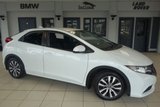USED 2015 64 HONDA CIVIC 1.6 i-DTEC S 5d 118 BHP FINISHED IN STUNNING ORCHID WHITE WITH ANTHRACITE CLOTH SEATS + A 1 OWNER FULL SERVICE HISTORY GEM + BLUETOOTH + ZERO ROAD TAX + UNMARKED 17 INCH DIAMOND CUT ALLOYS + CLIMATE CONTROLLED AIR CONDITIONING + MULTIFUNCTION STEERING WHEEL + LED DAYTIME RUNNING LIGHTS.....