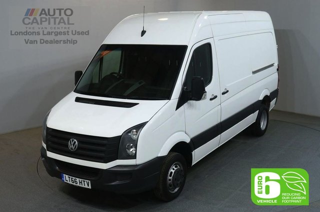 2016 66 VOLKSWAGEN CRAFTER 2.0 CR50 TDI 113 BHP MWB H/ROOF TWIN WHEEL 5000KG EURO 6 START STOP