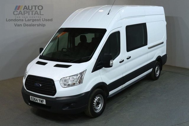 2014 64 FORD TRANSIT 2.2 350 124 BHP LWB 9 SEATER COMBI CREW VAN
