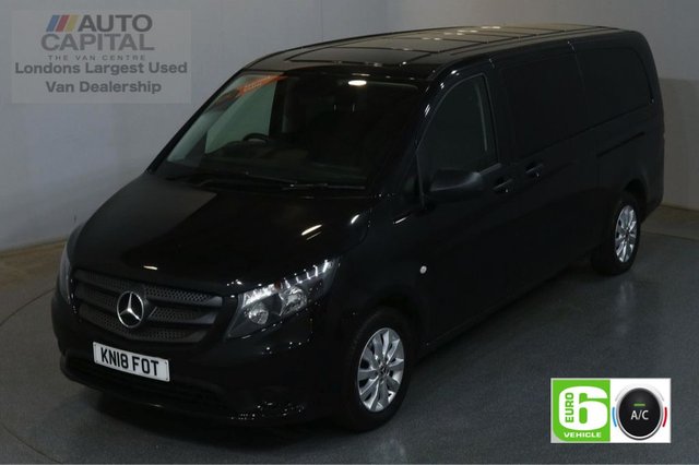 2018 18 MERCEDES-BENZ VITO 2.1 114 BLUETEC TOURER SELECT 136 BHP EXTRA LWB EURO 6 AIR CON 9 SEATER