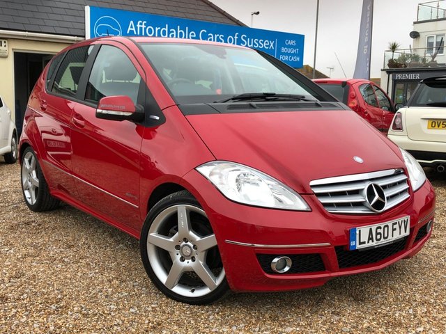 2010 60 Mercedes-Benz A Class 1.5 A160 BLUEEFFICIENCY AVANTGARDE SE 5d 95 BHP