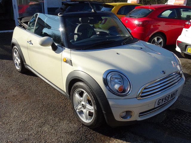 2009 59 MINI Convertible 1.6 COOPER 2d 120 BHP