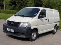 USED 2008 08 TOYOTA HI-ACE 2.5 280 SWB D-4D 95 1d 94 BHP NO VAT + TIMING BELT CHANGED !