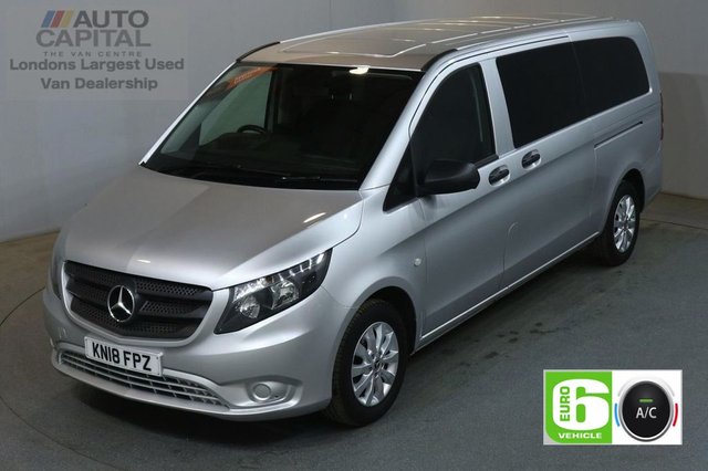 2018 18 MERCEDES-BENZ VITO 2.1 114 BLUETEC TOURER SELECT 136 BHP EXTRA LWB EURO 6 AIR CON 9 SEATER