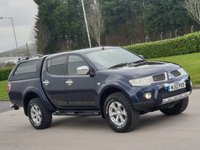 USED 2012 12 MITSUBISHI L200 2.5 DI-D 4X4 BARBARIAN LB DCB 1d 175 BHP SAT NAV + CAMERA + CANOPY * NO VAT