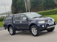 USED 2012 12 MITSUBISHI L200 2.5 DI-D 4X4 BARBARIAN LB DCB 1d 175 BHP SAT NAV + CAMERA + CANOPY * NO VAT