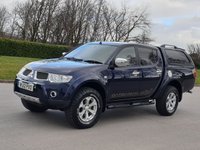USED 2012 12 MITSUBISHI L200 2.5 DI-D 4X4 BARBARIAN LB DCB 1d 175 BHP SAT NAV + CAMERA + CANOPY * NO VAT