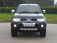 USED 2012 12 MITSUBISHI L200 2.5 DI-D 4X4 BARBARIAN LB DCB 1d 175 BHP SAT NAV + CAMERA + CANOPY * NO VAT