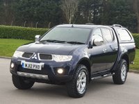 USED 2012 12 MITSUBISHI L200 2.5 DI-D 4X4 BARBARIAN LB DCB 1d 175 BHP SAT NAV + CAMERA + CANOPY * NO VAT