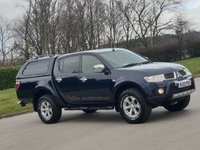 USED 2012 12 MITSUBISHI L200 2.5 DI-D 4X4 BARBARIAN LB DCB 1d 175 BHP SAT NAV + CAMERA + CANOPY * NO VAT