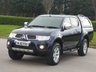 USED 2012 12 MITSUBISHI L200 2.5 DI-D 4X4 BARBARIAN LB DCB 1d 175 BHP SAT NAV + CAMERA + CANOPY * NO VAT