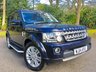 USED 2014 14 LAND ROVER DISCOVERY 3.0 SDV6 HSE 5d AUTO 255 BHP''EXTENDED LANDROVER WARRANTY/ASSIST/ TILL 6/12/2019 BEAUTIFULLY KEPT CAR INSIDE AND OUT / FULL LANDROVER SERVICE HISTORY WITH X6 SERVICING HISTORY STAMPS ''LAST SERVICED @72,384 MILES+REAR BRAKES''