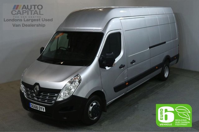 2018 68 RENAULT MASTER 2.3 LHL45TW BUSINESS DCI 130 BHP XLWB EXTRA H/ROOF TWIN WHEELS