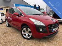 USED 2011 61 PEUGEOT 3008 1.6 SPORT HDI 5d 112 BHP Cherry Red 3008 With Brilliant Low Mileage