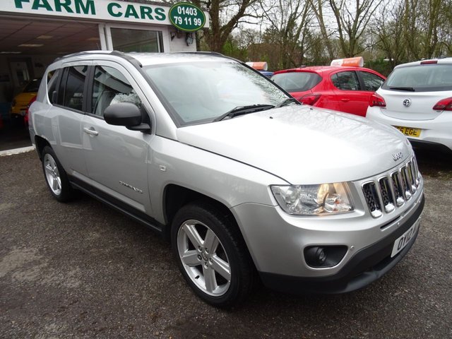 2012 12 Jeep Compass 2.4 LIMITED 4x4 5d AUTOMATIC 168 BHP FOUR WHEEL DRIVE