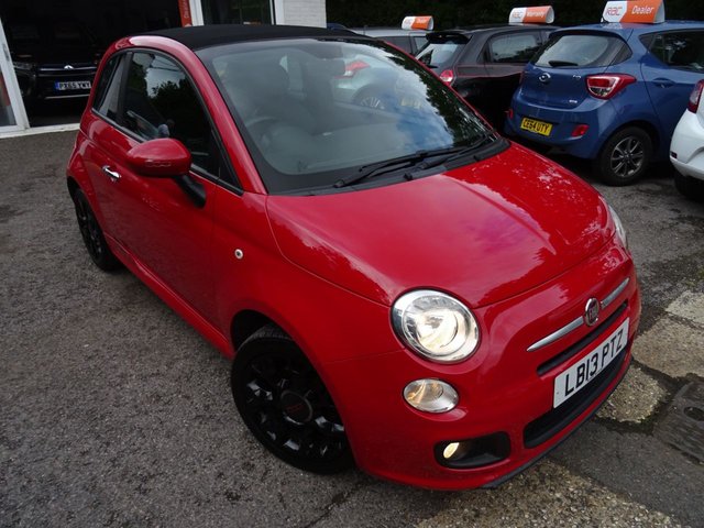 2013 13 Fiat 500 0.9 CONVERTIBLE S (SPORT) TWINAIR 3d 85 BHP