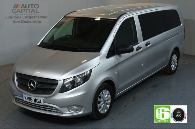 2018 18 MERCEDES-BENZ VITO 2.1 114 BLUETEC TOURER SELECT 136 BHP EXTRA LWB EURO 6 AIR CON 9 SEATER