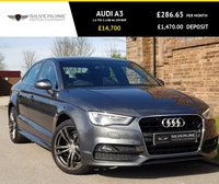 USED 2015 15 AUDI A3 1.6 TDI S LINE 4d 109 BHP &pound;20 TAX +FULL HISTORY+FULL MOT