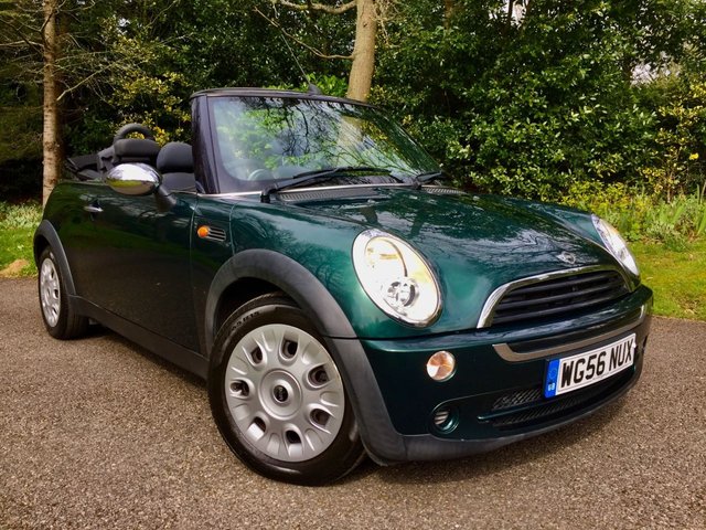 2007 56 MINI Convertible 1.6 ONE 2d 89 BHP ONLY 58,000 MILES WITH FULL MINI MAIN DEALER/SPECIALIST SERVICE HISTORY//REAR PARK SENSORS