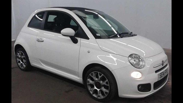 2014 14 Fiat 500 1.2 CONVERTIBLE S (SPORT) 3d 69 BHP