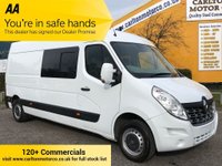 USED 2016 16 RENAULT MASTER LM35 DCI Business L3 H2 Crew Cab 6 Seat Window Van Fwd  