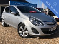 USED 2012 12 VAUXHALL CORSA 1.2 SXI AC 5d 83 BHP Low Mileage 5 door Petrol Corsa
