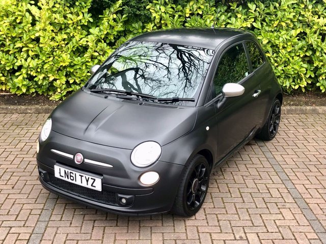 2011 61 Fiat 500 1.2 Limited Edition MATT BLACK 3d 69BHP px swap