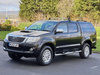 USED 2012 62 TOYOTA HI-LUX 3.0 INVINCIBLE 4X4 D-4D DCB 1d AUTO 169 BHP SAT NAV + R CAMERA ** NO VAT **