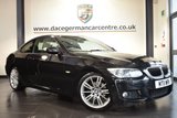 USED 2011 11 BMW 3 SERIES 2.0 320I M SPORT 2DR AUTO 168 BHP excellent service history *NO ADMIN FEES* FINISHED IN STUNNING SAPPHIRE METALLIC BLACK WITH FULL LEATHER INTERIOR + EXCELLENT SERVICE HISTORY + BLUETOOTH + XENON LIGHTS + HEATED SEATS + CRUISE CONTROL + RAIN SENSORS + LIGHT PACKAGE + PARKING SENSORS + 19" ALLOY WHEELS