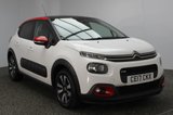 USED 2017 17 CITROEN C3 1.2 PURETECH FLAIR S/S 5DR 109 BHP FULL SERVICE HISTORY 1 OWNER £20 ROAD TAX FULL SERVICE HISTORY + £20 12 MONTHS ROAD TAX + REVERSE CAMERA + BLUETOOTH + CRUISE CONTROL + PANORAMIC ROOF + PARKING SENSOR + ELECTRIC WINDOWS + DAB RADIO + MULTI FUNCTION WHEEL + DAB RADIO + ELECTRIC WINDOWS + 16 INCH ALLOY WHEELS