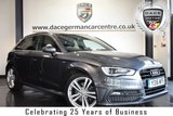 USED 2016 16 AUDI A3 2.0 TDI S LINE NAV 5DR 182 BHP full service history *NO ADMIN FEES* FINISHED IN STUNNING MONSOON METALLIC GREY WITH HALF BLACK LEATHER INTERIOR + FULL SERVICE HISTORY + SATELLITE NAVIGATION + BLUETOOTH + DAB RADIO + CRUISE CONTROL + SPORT SEATS + HEATED ELECTRIC FOLDING MIRRORS + 18" ALLOY WHEELS