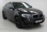 USED 2016 16 BMW X6 3.0 XDRIVE30D M SPORT 4d AUTO 255 BHP Finished in stunning Black Sapphire Metallic with Black Leather interior, 20" Black Alloy Wheels, Reverse Assist Camera, 1 owner with Full BMW Service History, Heated Front and rear seats, Surround View Camera, Harman Kardon Surround Sound System, Multi Function Wheel, Bluetooth, Climate Control