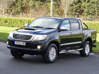 USED 2012 12 TOYOTA HI-LUX 3.0 INVINCIBLE 4X4 D-4D DCB 1d 169 BHP T, BELT CHANGED ! SAT NAV ** NO VAT