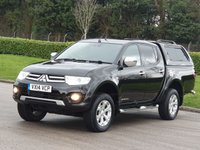 USED 2014 14 MITSUBISHI L200 2.5 DI-D 4X4 BARBARIAN LB DCB 1d AUTO 175 BHP HEATED LEATHER + SAT NAV ** NO VAT